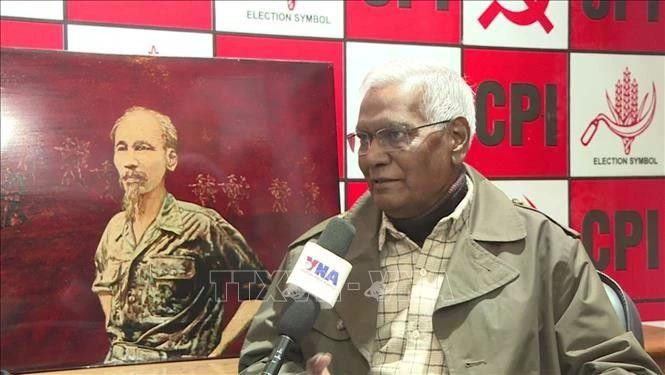 General Secretary of the Communist Party of India (CPI) Doraisamy Raja (Photo: VNA)