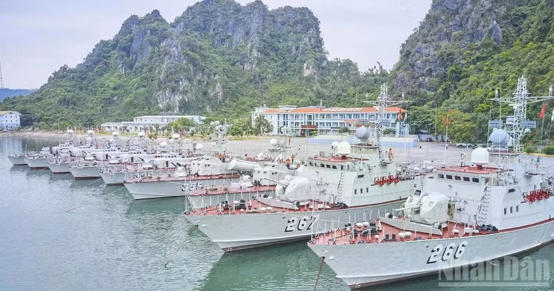 Ha Long Naval Port (Quang Ninh Province), where Brigade 170 of Naval Region 1 is stationed.