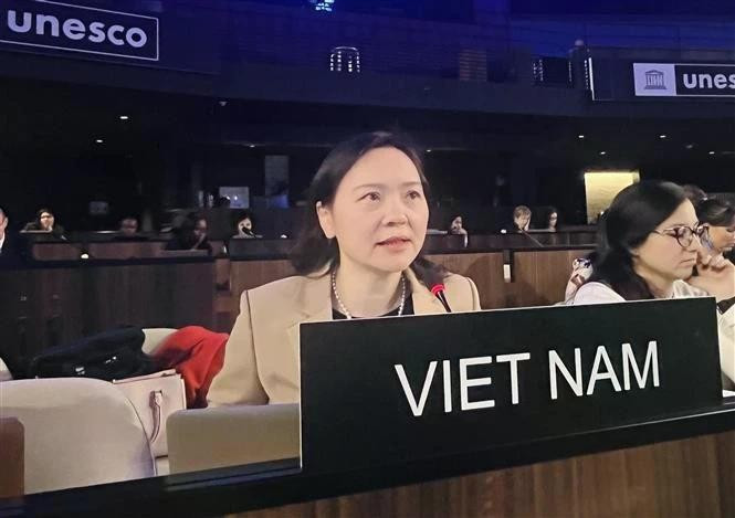 Ambassador Nguyen Thi Van Anh, Permanent Representative of Viet Nam to UNESCO (Photo: VNA)
