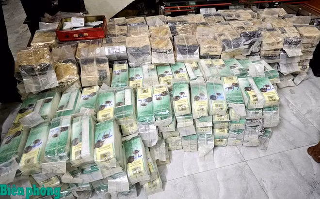 A large quantity of seized items from the crackdown (Photo: bienphong.com.vn)