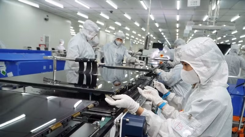 Production at Coretronic Viet Nam Technology Company Limited – one of the high-tech projects in the eastern area of Ho Chi Minh City.
