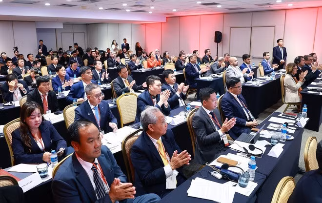 Delegates at the Viet Nam - Brazil Business Froum. (Photo: VNA)