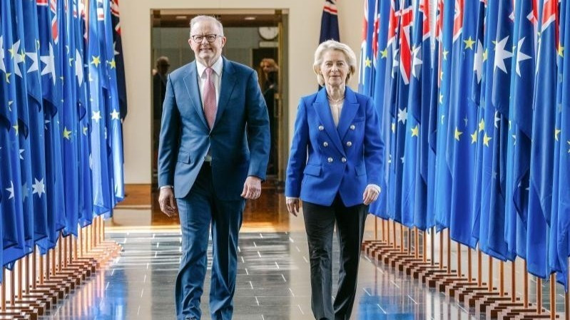 EC President Ursula von der Leyen and Australian Prime Minister Anthony Albanese. (Photo: europa.eu)