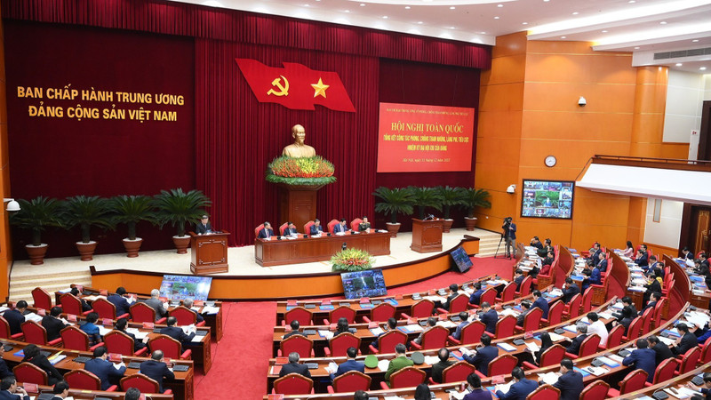 The conference on country’s anti-corruption combat throughout the 13th National Party Congress’s term.