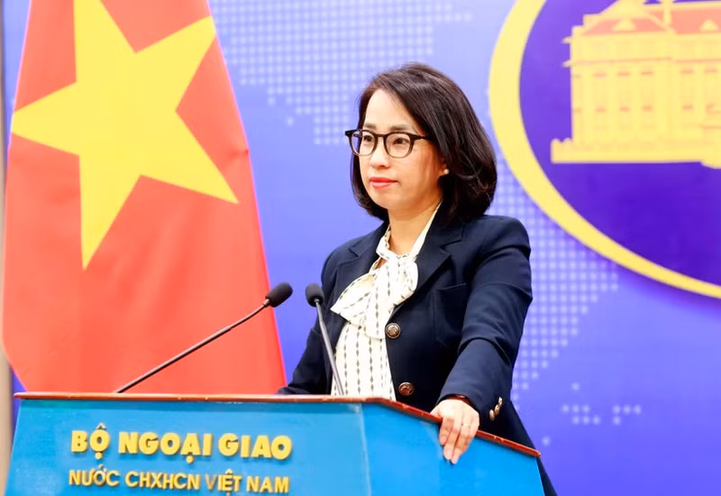 The Ministry of Foreign Affairs’ spokeswoman Pham Thu Hang (Photo: VNA)