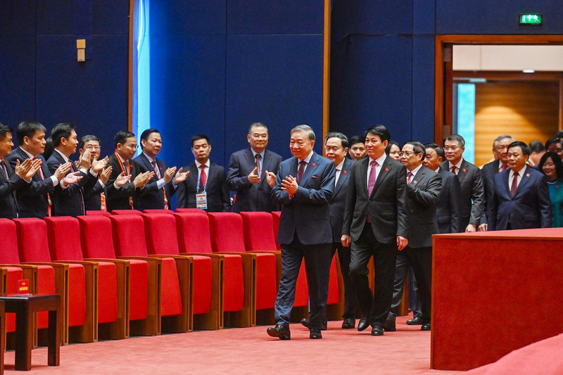 Party and State leaders attend the preparatory session (Photo: VNA)