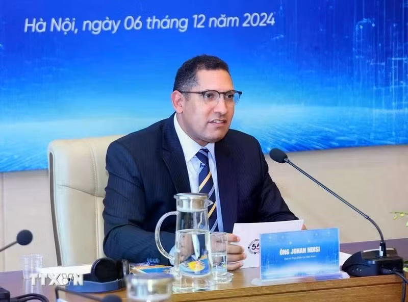 Swedish Ambassador to Viet Nam Johan Ndisi (Photo: VNA)