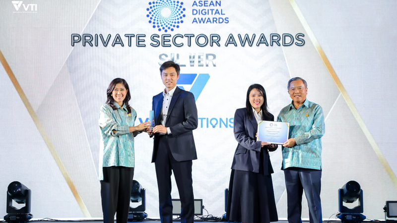 A Vietnamese enterprise’s product wins the silver award in the Final Round of the ASEAN Digital Awards held in January 2025 in Thailand. (Photo: Organising Board)