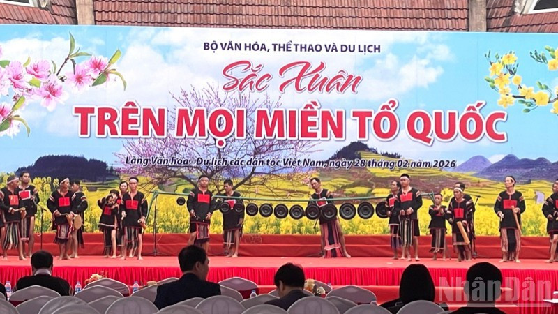The programme is launched at the Viet Nam National Village for Ethnic Culture and Tourism.