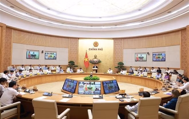 An overview of the State Steering Committee for National Key Transport Projects' 20th meeting on September 10 (Photo: VNA)