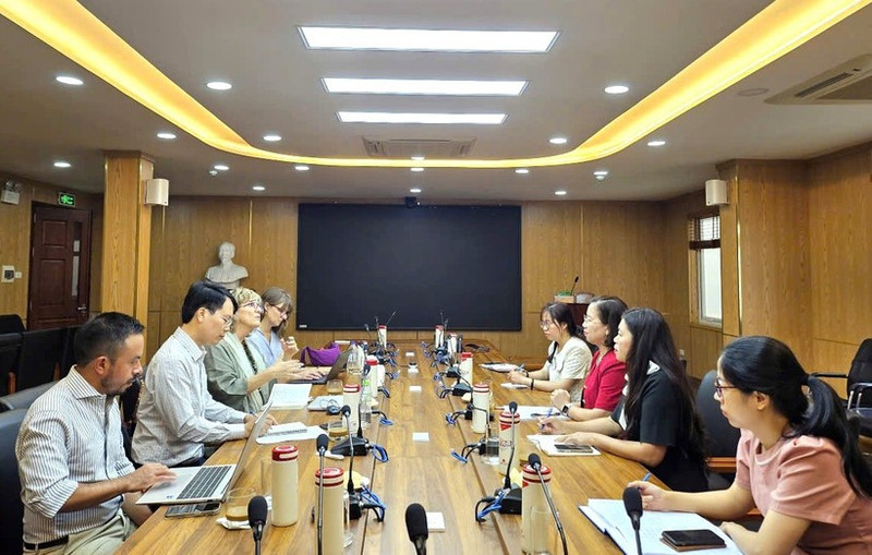 The meeting between the Viet Nam Farmers’ Union and the Food and Agriculture Organisation of the United Nations (FAO) on September 15 (Photo: hoinongdan.org.vn)