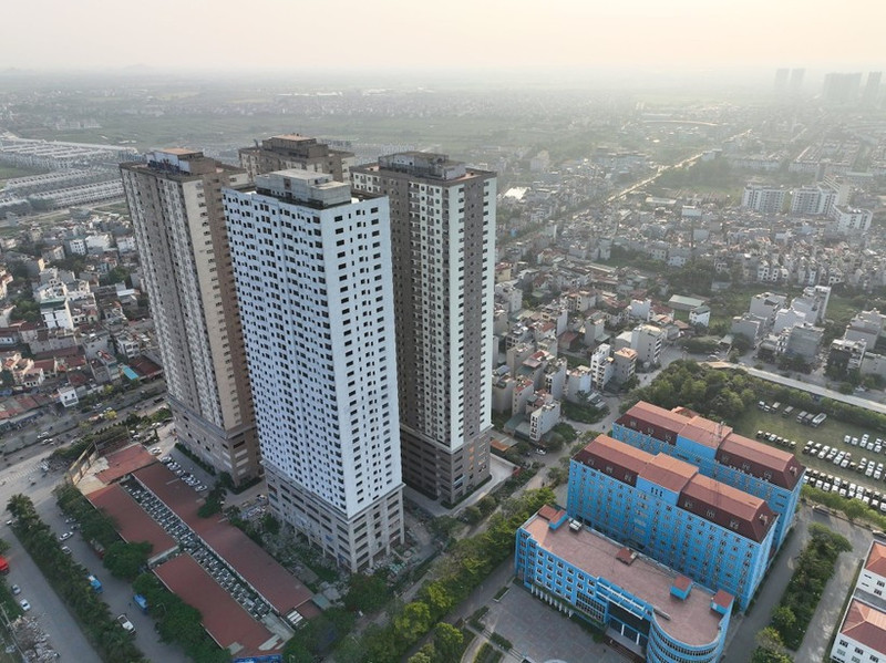 In the inner-city area of Ha Noi, apartment prices have increased dramatically to 5-6 billion VND or more. (Photo: nhandan.vn)