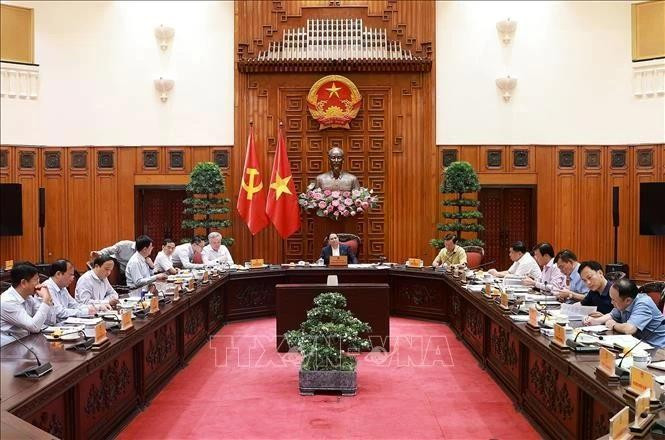 At the meeting of the Government Party Committee's Standing Board in Ha Noi on July 1 (Photo: VNA)