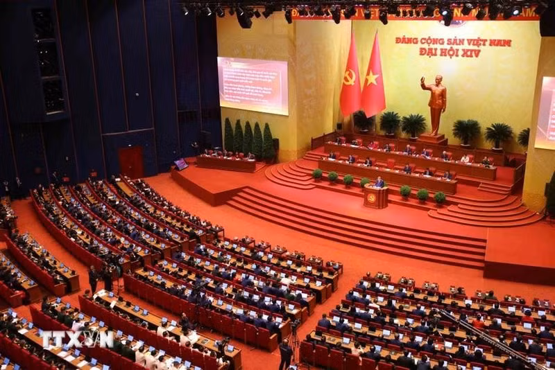 View of the opening session of the 14th National Party Congress. (Photo: VNA)