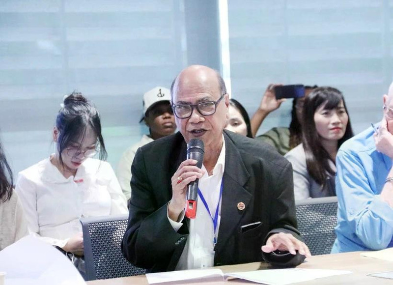 Pallab Sengupta, President of the World Peace Council. (Photo: VNA)