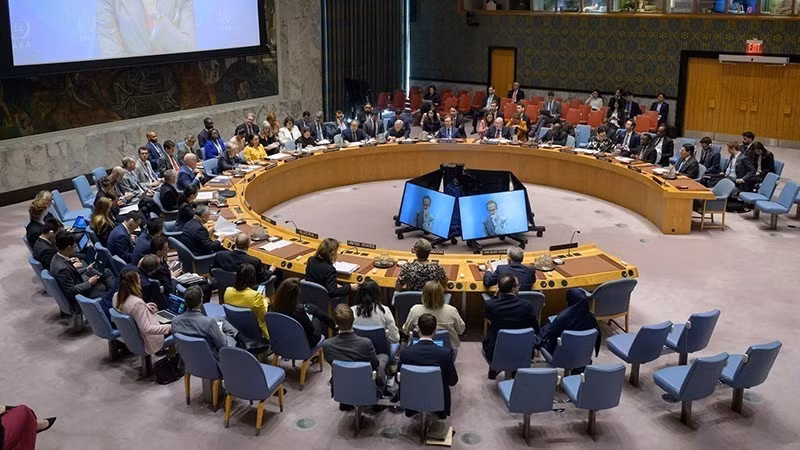 An overview of a meeting of the UN Security Council in New York, the US. (Photo: Xinhua/VNA)