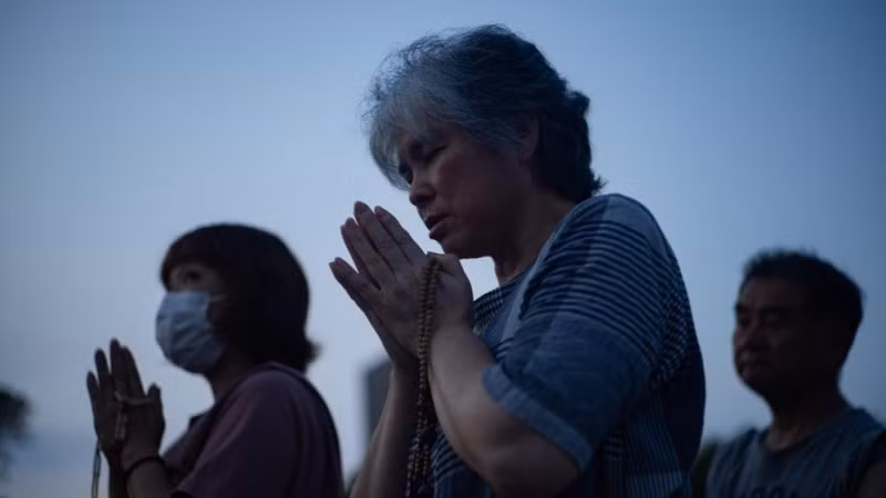 People commemorate the victims at Hiroshima Peace Memorial Park in Hiroshima City, Japan on August 6, 2024. (Photo: Xinhua)