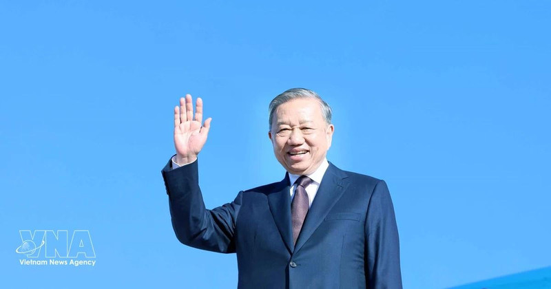 Party General Secretary To Lam wraps up trip for inaugural meeting of Gaza Board of Peace in US. (Photo: VNA)