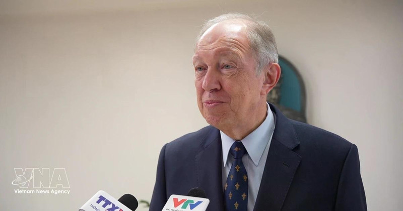 Andrey Tatarinov, former Russian Ambassador to Viet Nam and head of the judging panel (Photo: vNA)