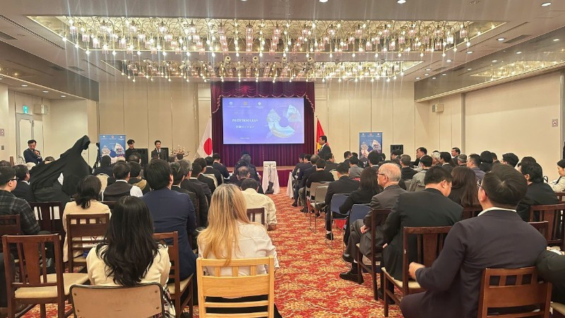 An overview of the “Tay Ninh Province Investment Promotion Conference in Kansai Region.”
