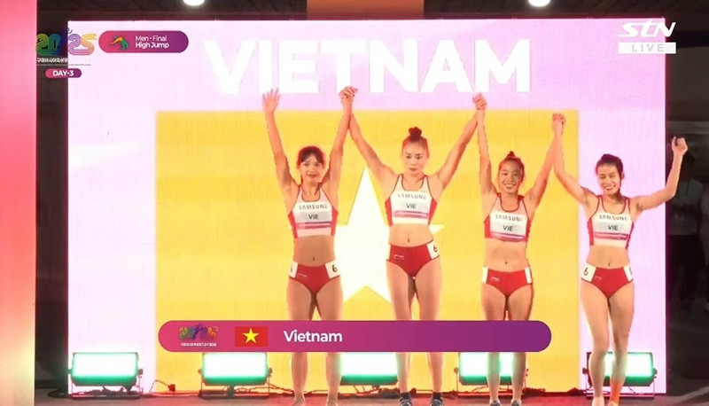 Vietnamese athletes at the Asian Athletics Championships (Photo: Vietnam Athletics Federation)