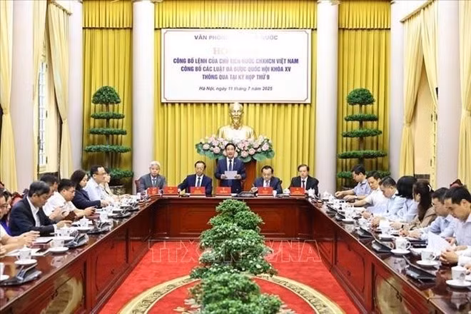 At the press conference. (Photo: VNA)