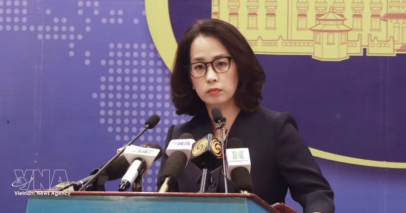 Spokesperson of the Ministry of Foreign Affairs Pham Thu Hang (Photo: VNA)