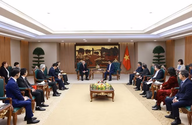 At the reception (Photo: VNA)