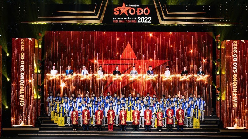 The Red Star Awards – Outstanding Young Vietnamese Entrepreneurs have been held 13 times, selecting and honouring more than 600 exemplary young entrepreneurs, including 127 who have received the prestigious Red Star Entrepreneur title. (Photo: NDO)