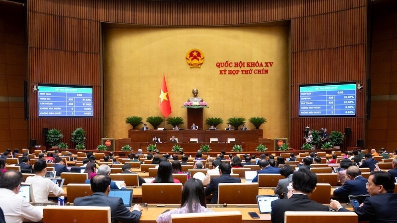 National Assembly adopts the revised Law on Science, Technology, and Innovation (Photo: nhandan.vn)