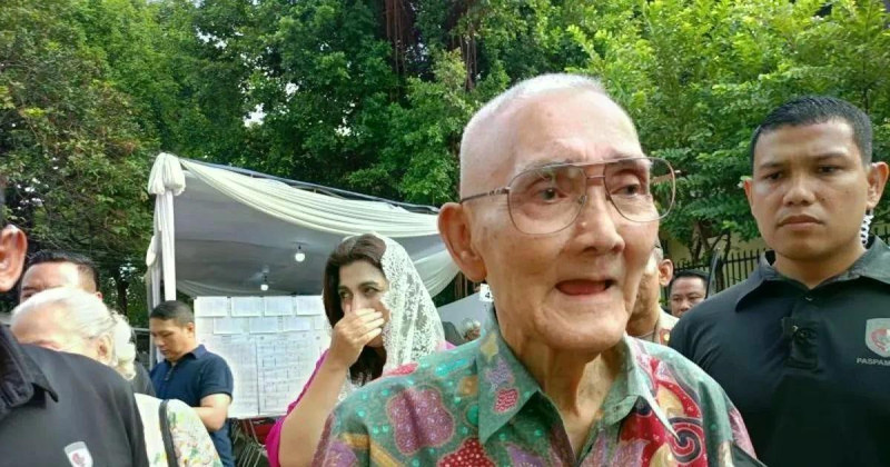 Former Vice President of Indonesia Try Sutrisno (Photo: Antara)