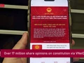 Video: Over 17 million share opinions on constitutional amendments via VNeID