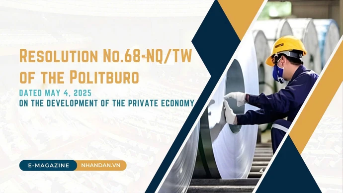 RESOLUTION NO.68-NQ/TW OF THE POLITBURO DATED MAY 4, 2025, ON THE DEVELOPMENT OF THE PRIVATE ECONOMY