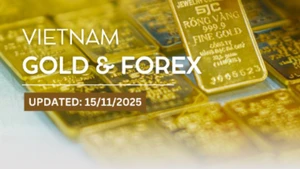 Infographic: Ring gold drops nearly 3 million VND per tael on November 15