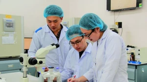 Scientific research activities at Ho Chi Minh City National University.
