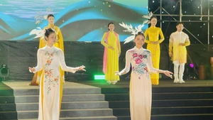 The Ha Noi Tourism Ao Dai Festival 2025 concludes on November 9 (Photo: VNA)
