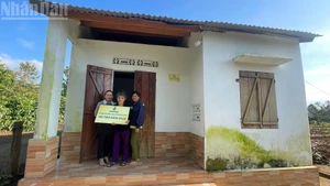 The home has helped the family of Phan Thi Hien in Village 5, Ea Rieng Commune to achieve a more stable life.