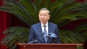 Party General Secretary To Lam speaks at a nationwide conference reviewing anti-corruption work hosted by the Central Steering Committee for Prevention and Control of Corruption, Wastefulness and Negative Phenomena on December 11, 2025. (Photo: NDO)
