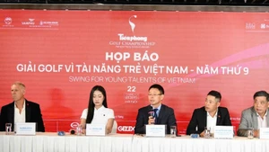 At the press conference 
