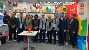 The Viet Nam delegation at the 77th Frankfurt Book Fair 2025.