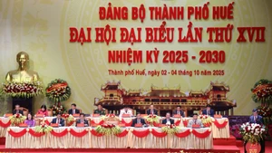 At the 17th Congress of the Party Organisation of Hue city for the 2025–2030 term (Photo: VNA)