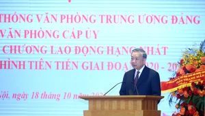 Party General Secretary To Lam addressing the ceremony (Photo: NDO)
