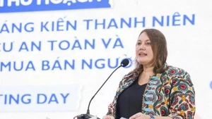Kendra Rinas, IOM Viet Nam Chief of Mission (Photo published by VNA)
