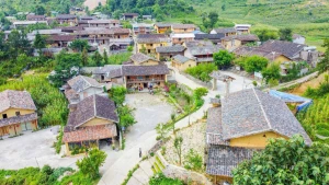 A corner of Lo Lo Chai Village seen from above (Photo: VnExpress)