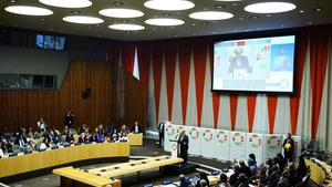 UN Secretary-General Antonio Guterres speaks during the Sustainable Development Goals (SDG) Moment event held at UN headquarters in New York, on September 22, 2025. (Photo: Xinhua)