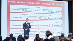 General Director of MISA Le Hong Quang speaks at the launch ceremony 