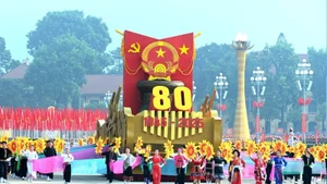 At the 80th National Day parade. 