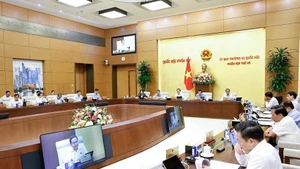 A view of the 49th session of the NA Standing Committee (Photo: VNA)