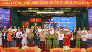 At the launch ceremony 