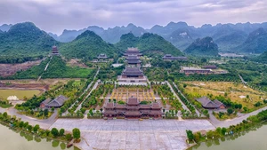Tam Chuc complex boasts pristine and splendid landscapes with remarkable aesthetic values